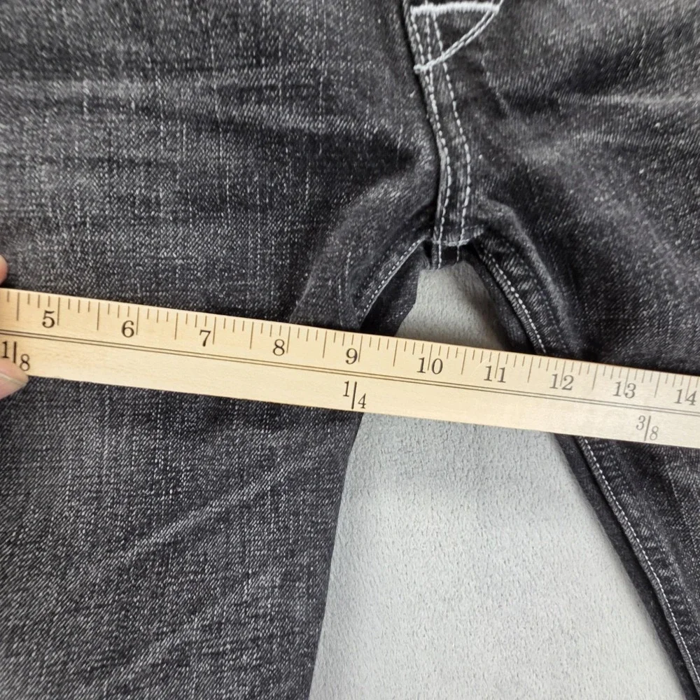 Vintage Levis 511 Jeans Mens Black Slim Buckle Back Zip‎ Fly Fits 30x34